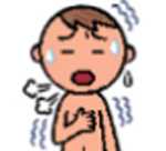 呼吸器症状のイメージイラスト