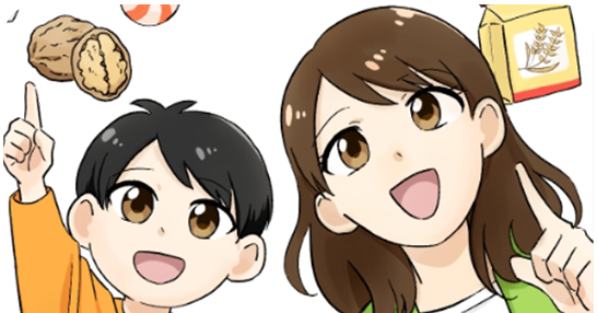 まんがで学ぶ食物アレルギー